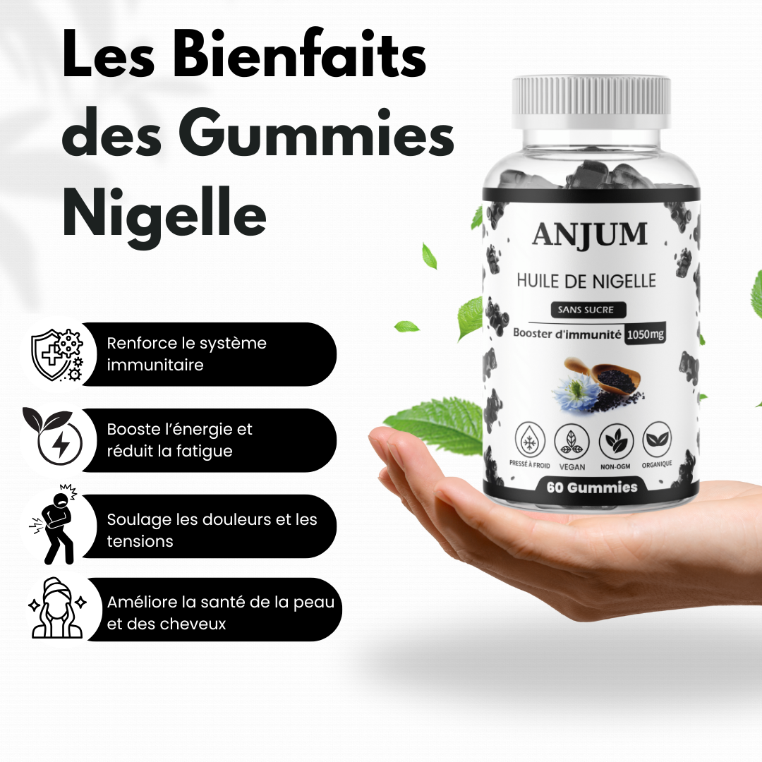 Gummies Huile de Nigelle